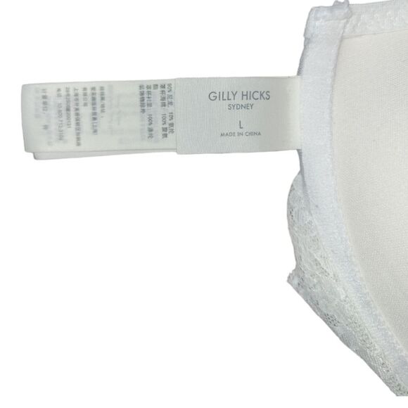 Gilly Hicks Hollister Sydney White Lace Bralette L - Picture 7 of 9